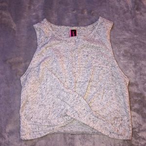 La senza grey crop top